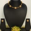 Flower necklace with pearl