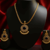Elakiya Antique Necklace - Green